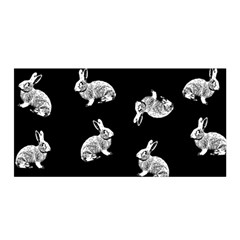 Rabbit pattern Satin Wrap