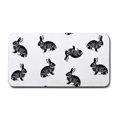 Rabbit Pattern Medium Bar Mats by Valentinaart