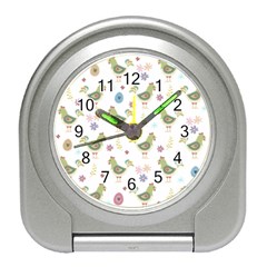 Easter Pattern Travel Alarm Clocks by Valentinaart