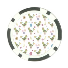 Easter Pattern Poker Chip Card Guard by Valentinaart