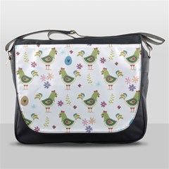 Easter Pattern Messenger Bags by Valentinaart