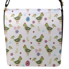 Easter Pattern Flap Messenger Bag (s) by Valentinaart