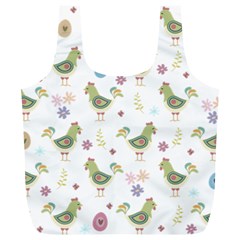 Easter Pattern Full Print Recycle Bags (l)  by Valentinaart