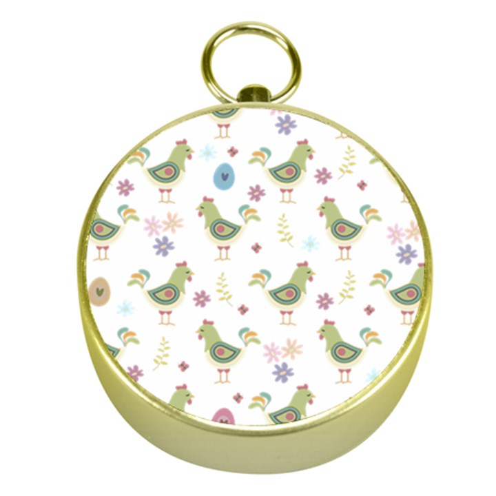 Easter Pattern Gold Compasses