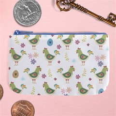 Easter Pattern Large Coin Purse by Valentinaart