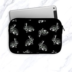 Rabbit Pattern Apple Ipad Mini Zipper Cases by Valentinaart