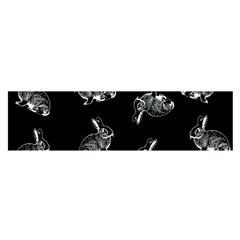 Rabbit Pattern Satin Scarf (oblong) by Valentinaart