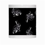 Rabbit pattern White Mugs Center