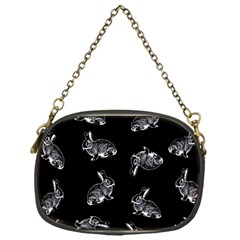 Rabbit Pattern Chain Purses (one Side)  by Valentinaart