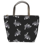 Rabbit pattern Bucket Bags Front