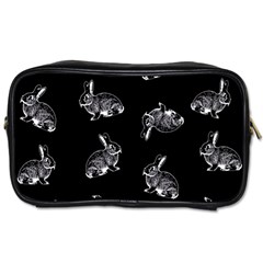 Rabbit Pattern Toiletries Bags 2-side by Valentinaart