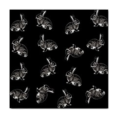 Rabbit pattern Tile Coasters