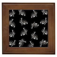 Rabbit pattern Framed Tiles