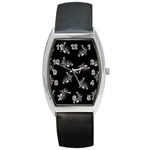 Rabbit pattern Barrel Style Metal Watch Front