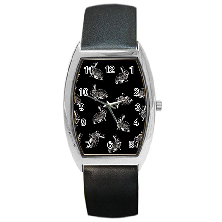 Rabbit pattern Barrel Style Metal Watch