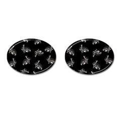 Rabbit pattern Cufflinks (Oval)