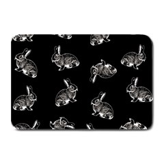 Rabbit Pattern Plate Mats by Valentinaart