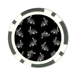 Rabbit pattern Poker Chip Card Guard