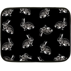 Rabbit pattern Fleece Blanket (Mini)