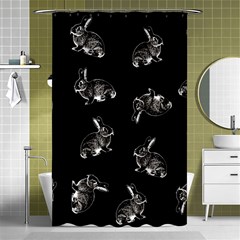 Rabbit pattern Shower Curtain 48  x 72  (Small) 