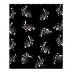 Rabbit pattern Shower Curtain 60  x 72  (Medium) 