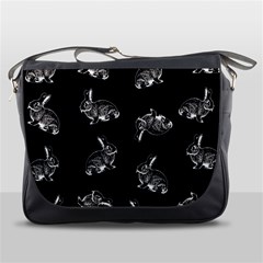 Rabbit pattern Messenger Bags