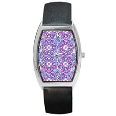 Cracked Oriental Ornate Pattern Barrel Style Metal Watch by dflcprints