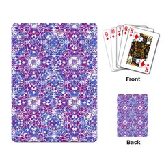 Cracked Oriental Ornate Pattern Playing Card by dflcprints