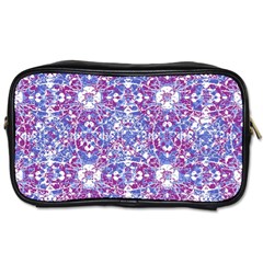 Cracked Oriental Ornate Pattern Toiletries Bags by dflcprints