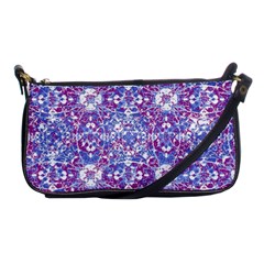 Cracked Oriental Ornate Pattern Shoulder Clutch Bags by dflcprints