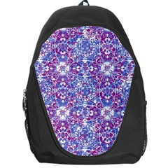 Cracked Oriental Ornate Pattern Backpack Bag by dflcprints