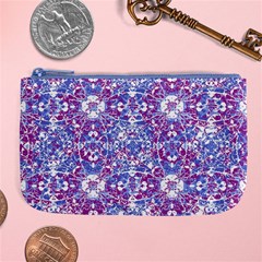 Cracked Oriental Ornate Pattern Large Coin Purse by dflcprints