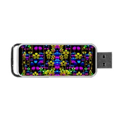 Flowers In The Most Beautiful  Dark Portable Usb Flash (two Sides) by pepitasart