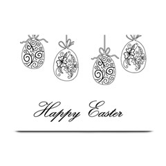 Easter Eggs Plate Mats by Valentinaart