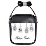 Easter eggs Girls Sling Bags Front