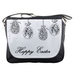 Easter Eggs Messenger Bags by Valentinaart