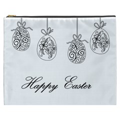 Easter Eggs Cosmetic Bag (xxxl)  by Valentinaart