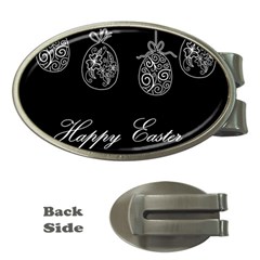 Easter Eggs Money Clips (oval)  by Valentinaart