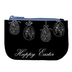 Easter Eggs Large Coin Purse by Valentinaart