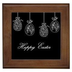 Easter Eggs Framed Tiles by Valentinaart