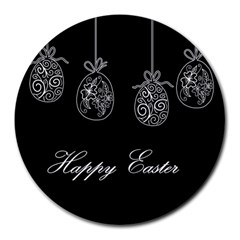 Easter Eggs Round Mousepads by Valentinaart