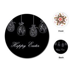 Easter Eggs Playing Cards (round)  by Valentinaart