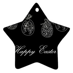 Easter Eggs Star Ornament (two Sides) by Valentinaart