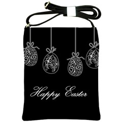 Easter Eggs Shoulder Sling Bags by Valentinaart