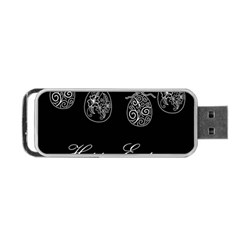 Easter Eggs Portable Usb Flash (two Sides) by Valentinaart