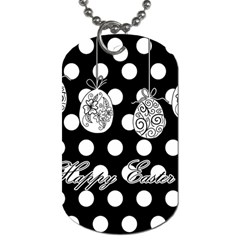 Easter Eggs Dog Tag (one Side) by Valentinaart