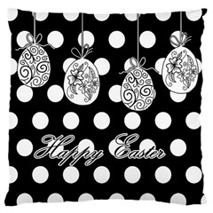 Easter Eggs Large Cushion Case (one Side)