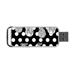 Easter Eggs Portable Usb Flash (two Sides) by Valentinaart