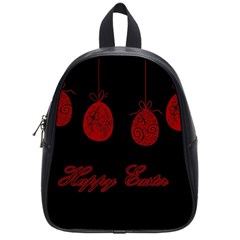 Easter Eggs School Bag (small) by Valentinaart