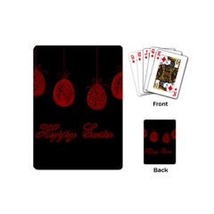 Easter Eggs Playing Cards (mini)  by Valentinaart